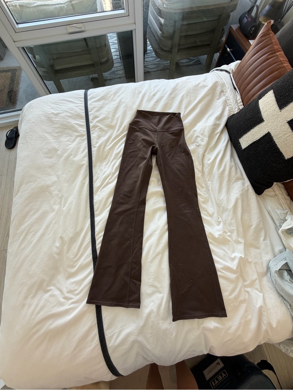 Alo Brown Flared Leggings